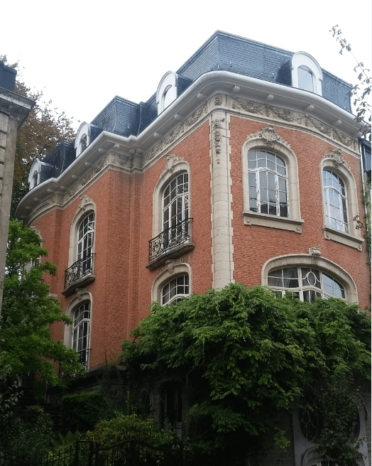Photo de la façade de la Villa Mathine